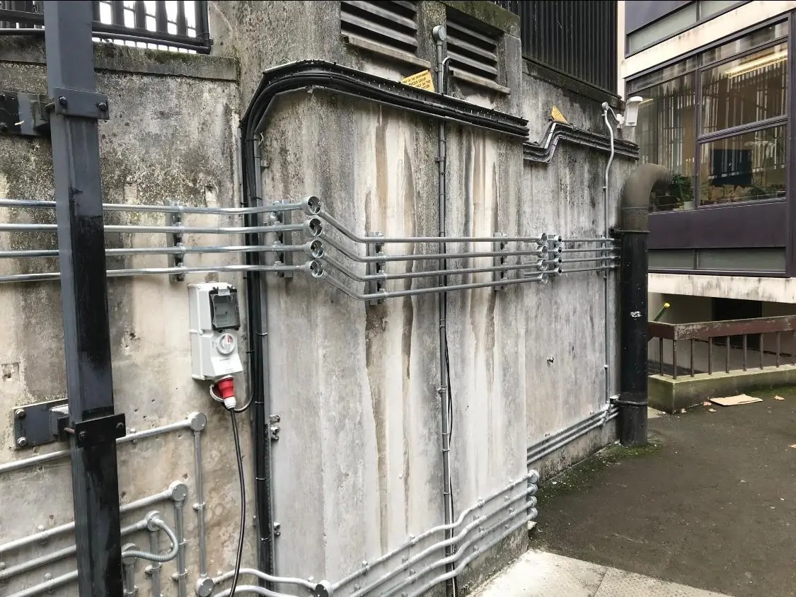 Steel conduit and containment by Cleary Electrical